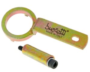 BUZZETTI variátor rögzítő szerszám, kompatibilis Piaggio, Aprilia, Gilera, Peugeot, Vespa 250-300 ccm 4-ütemű Piaggio motorhoz