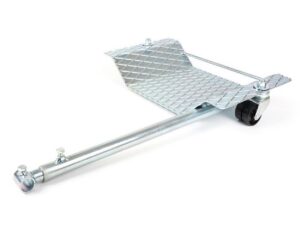 BGM PRO hátsó kerék bővítő készlet rangierhilfe-hez Vespa Smallframe, Largeframe, Wideframe, Lambretta állványhoz, műhelyállványhoz