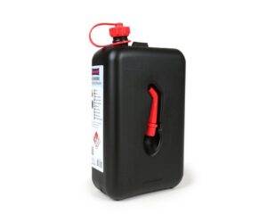 HÜNERSDORFF 2.0L (2000ml) fekete üzemanyagkanna, univerzális robogóhoz, motorkerékpárhoz, quadhoz, autóhoz (csőr nem csavarható rá)