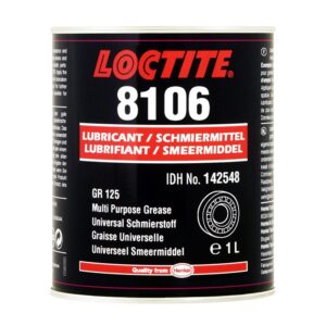 LOCTITE LB 8106 többcélú barna zsír -30°C-tól +160°C-ig, ásványolaj és lítium szappan alapú (1 literes tégely)