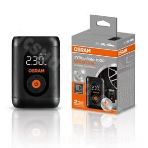 OSRAM Tyre Inflate 1600 (12V) újratölthető kompresszor USB-C töltéssel