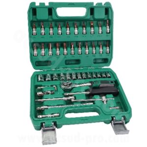 ACSIN 1/4" racsnis készlet - 46 darabos