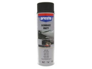 Presto matt fekete festék spray - 500ml