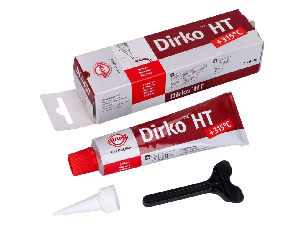 Motomotors Dirko HT szilikon vörös 315°C 70ml