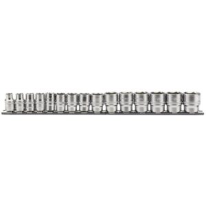 Draper 3/8''-os Meghajtású Dugókulcs Készlet 8-tól 22mm-ig - 15 darabos
