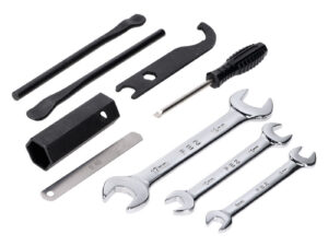 Diverse / Import Szerszámkészlet 2 gumiabroncs szerelővas 0,40 mm hézagmérő villáskulcs 8/9 mm 10/13 mm 17/19 mm Zündapp, Kreidler, Hercules Prima M M