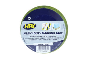 HPX Biztonsági szalag (öntapadó) nagy teherbírású 48mm x 33m fekete/sárga