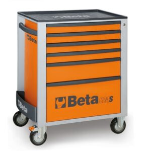 BETA mobil szerszámoskocsi hat fiókkal, narancssárga