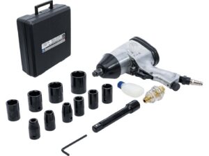 BGS technic Sűrített levegős ütvecsavarozó szerszámkészlettel 12.5mm (1/2") 312 Nm 16 darabos