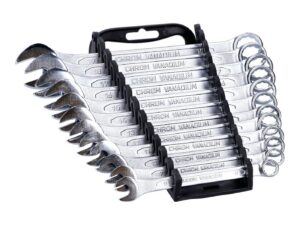 12 darabos kombinált villáskulcs készlet, metrikus 8-19mm