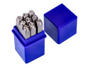 Becsapódó számkészlet 5mm DIN1451 9-darabos
