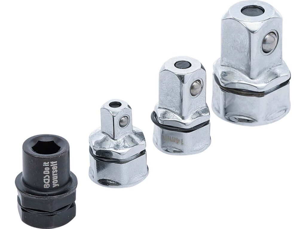 BGS technic adapter készlet racsnis gyűrűkulcsokhoz, 4 darabos