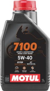 Motul 7100 MA2 4T 100% szintetikus motorolaj 5W40 1L (észter bázisú)