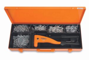 BETA TOOLS szegecselő fogó 700 db alumínium szegeccsel