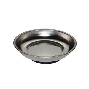 BUZZETTI 0546 mágneses tálca csúszásmentes gumival, Ø150 mm (leeső csavarok összegyűjtéséhez)