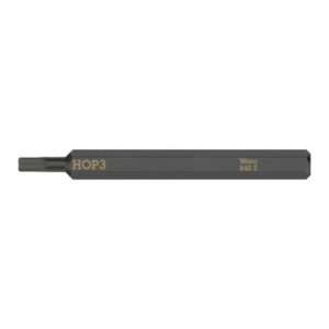 WERA 840 S 1-4 HEX+ ütvecsavarhúzó bit 3 mm, 70 mm hossz (darabra) - Német műhelyszerszám