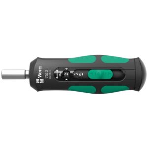 WERA 7515 Kraftform Safe Torque Speed 1/4” nyomatékkulcs 2-6 Nm fekete-zöld (német márka, műhelyhasználatra, egyesével)
