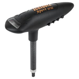 ICETOOLZ Ocarina nyomatékkulcs 1/4”, 3–10 Nm, 3-4-5-6-8-10 mm Allen és T20-25-30 Torx dugókkal, műanyag kofferben