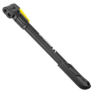 MICHELIN (Vélo) MICHELIN VS-VP Mini pumpa országúti/MTB, fekete alumínium, manométerrel, 8 bar, forgatható markolat (max. 5 bar nyomás)