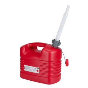 PRESSOL üzemanyagkanna, PE, flexibilis kiöntőcsővel, 10L, piros