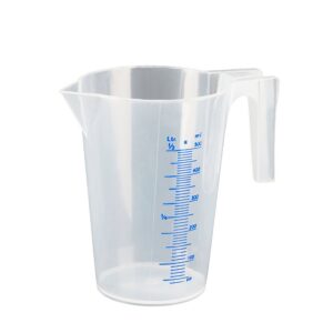 PRESSOL mérőedény, polietilén, átlátszó, 500 ml, beosztással (darabra kapható)