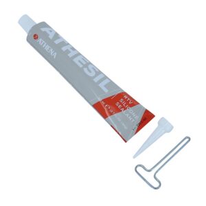 ATHENA ATHESIL Sötétszürke tömítőpaszta (főtengelyházhoz, váltóhoz, kipufogóhoz) -40°C-tól +200°C-ig, 80 ml