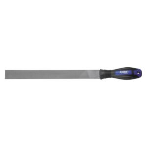 CYCLUS lapos reszelő műanyag nyéllel, 250 mm hosszú (darabra értékesítve, Made in CEE)
