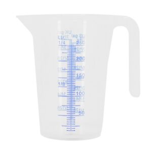 PRESSOL polipropilén mérőedény, átlátszó, 250 ml, beosztással (darabra értendő)