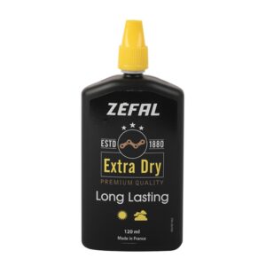 ZEFAL száraz viasz lánc- és váltókenő (száraz/poros körülményekhez, 120 ml cseppentős)