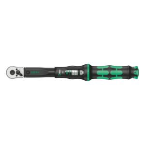 WERA CLICK TORQUE C1 1/2" nyomatékkulcs, 10–50 Nm, fekete-zöld – Német műhelyszerszám