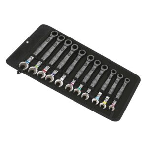 WERA 6000 Joker racsnis villáskulcs készlet – 11 részes (Ø 8 mm–19 mm) króm-molibdén – Német műhelyszerszám