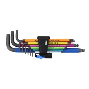 WERA 950 HF HEX PLUS BLACKLASER metrikus L-kulcs készlet 9 darabos