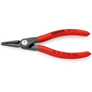 KNIPEX 48 11 J1 belső biztosítógyűrű fogó 140 mm, 12–25 mm átmérőhöz, szürke atramentált – Német gyártmány