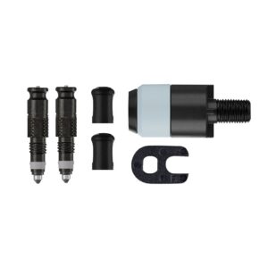 SCHWALBE (Vélo) SCHWALBE tubeless Presta-SV szelep adapter, levehető betéttel + pumpafej (párban, kártyán)