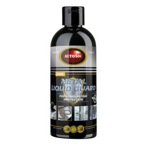 AUTOSOL Polish Metal Liquid Guard (250 ml flakon) – minden fémhez: alu, inox, acél… (Német prémium minőség)