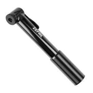 ZEFAL Mini Route Road Micro alu fekete pumpa 7 bar, 185 mm, 95 g, 23-32 mm-es gumikhoz, rögzítő klipsszel
