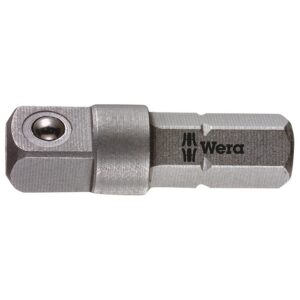 WERA 870-1 adapter dugókulcshoz, 1/4 golyós csatlakozóval, 25 mm (darabra, német márka, műhelyhasználatra)