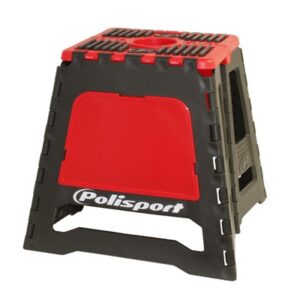 POLISPORT (Motorisé) POLISPORT motorkerékpár emelő (motocrosshoz), fekete-piros, összecsukható (300 x 420 x 450 mm)
