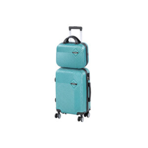 TraveLux Pro VI gurulós bőrönd szett lagúnakék