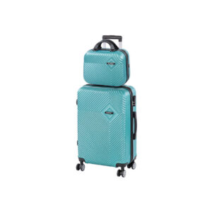 TraveLux Pro VII gurulós bőrönd szett lagúnakék