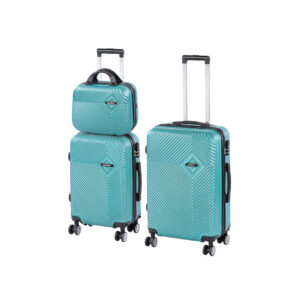 TraveLux Pro XXII gurulós bőrönd szett lagúnakék