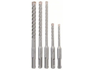 BOSCH 5X Kőzetfúró készlet 5 részes négyélű SDS-Plus (5 / 6 x 110 mm; 6 / 8 / 10 x 160 mm)