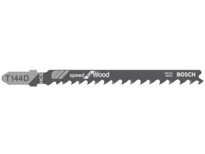 BOSCH Dekopírfűrészlap T 144 D 100/4,0-5,2 mm Speed for Wood (3 db)