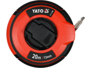 YATO Mérőszalag 20 m x 13 mm acél zárt