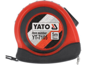 YATO Mérőszalag 5 m x 19 mm, mágneses, nylon bevonatú