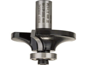 BOSCH Keményfém lekerekítő maró golyóscsapággyal 32,7 (r=10 mm) x 16,5 x 57 x 8 mm