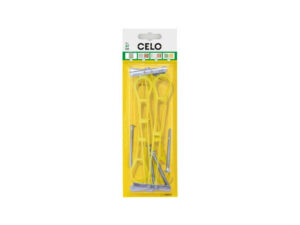 CELO BTL nagy teherbírású T elem gipszkartonhoz + M4 x 50 metrikus csavar (4 db)