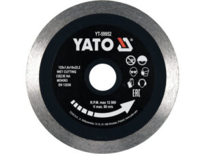 YATO Gyémánt vágókorong 125 x 1,6 x 10 x 22,2 mm folytonos