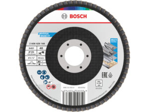BOSCH Lamellás csiszolókorong egyenes 125 x 22,2 / P40 alu-oxid X451 Multi Material