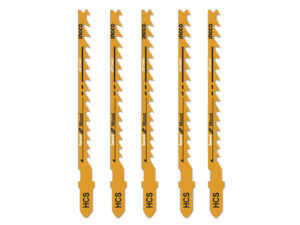 INGCO Dekopírfűrészlap fára 100/74 mm 6 TPI íves vágás HCS (5 db)